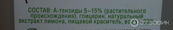 Натуральный антибактериальный гель для мытья посуды Synergetic фото