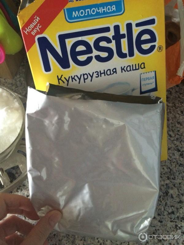 Каша Nestle молочная фото