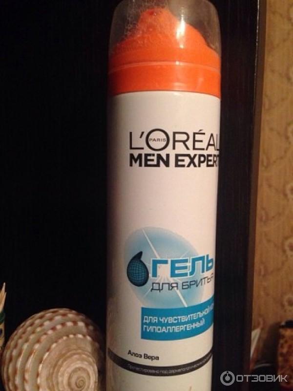 Для бритья L'Oreal Men Expert Для чувствительной кожи гипоаллергенный фото