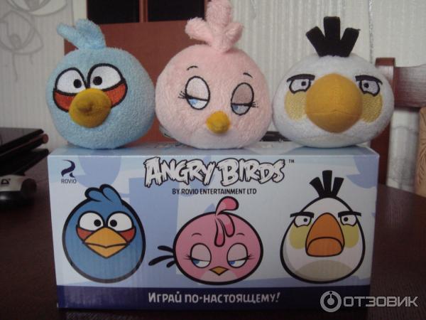 Плюшевые игрушки Angry birds фото