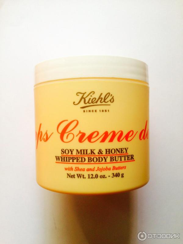 Взбитый крем для тела с ароматом соевого молока и меда Kiehl's Creme de Corps Whipped Body Butter Soy Milk & Honey фото