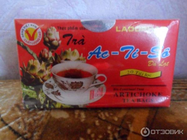 Артишоковый чай. Чай из артишока из вьетнама. Ladophar 20 пакетиков. Вьетнамский чай с артишоком в пакетиках. Вьетнамский чай из артишока.
