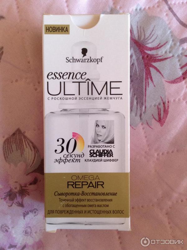 Сыворотка-восстановление Schwarzkopf Essence Ultime Serum Omega Repair для волос фото