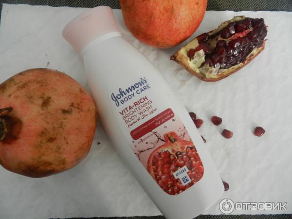 Гель для душа Johnson's Body Care с экстрактом цветка граната фото