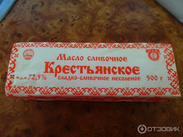 Масло сливочное ЛАВ ПРОДУКТ Крестьянское 75,2 % фото