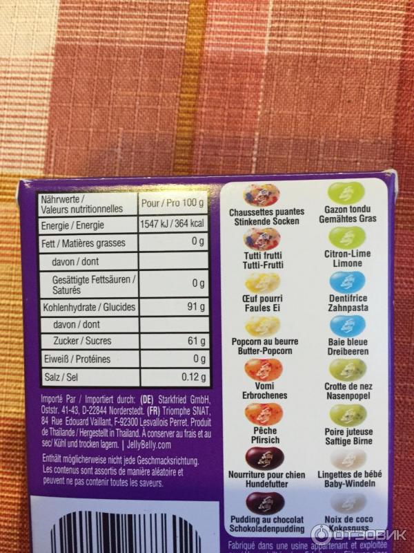 Жевательные конфеты JellyBelly Bean Boozled фото