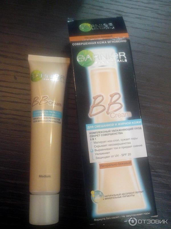 BB CREAM GARNIER SKIN NATURALS для смешанной и жирной кожи