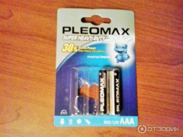 Батарейки щелочные Pleomax