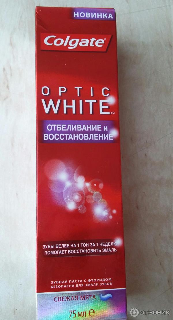 Зубная паста Colgate Optic White фото