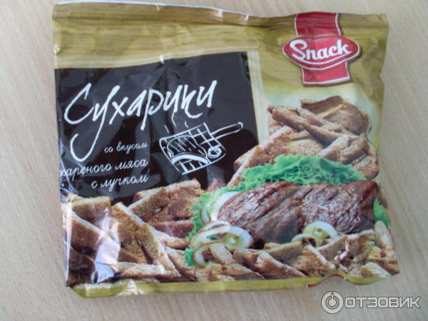 Сухарики Snack со вкусом холодца и горчицы фото