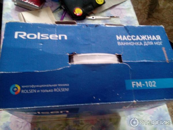 Гидромассажная ванночка для ног Rolsen FM-102 фото