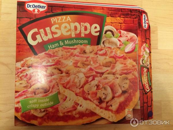 Пицца Dr. Oetker Guseppe Ветчина и грибы фото