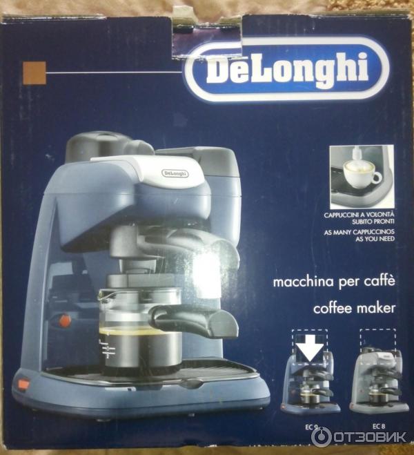 Бойлерная кофеварка DeLonghi EC 9 фото