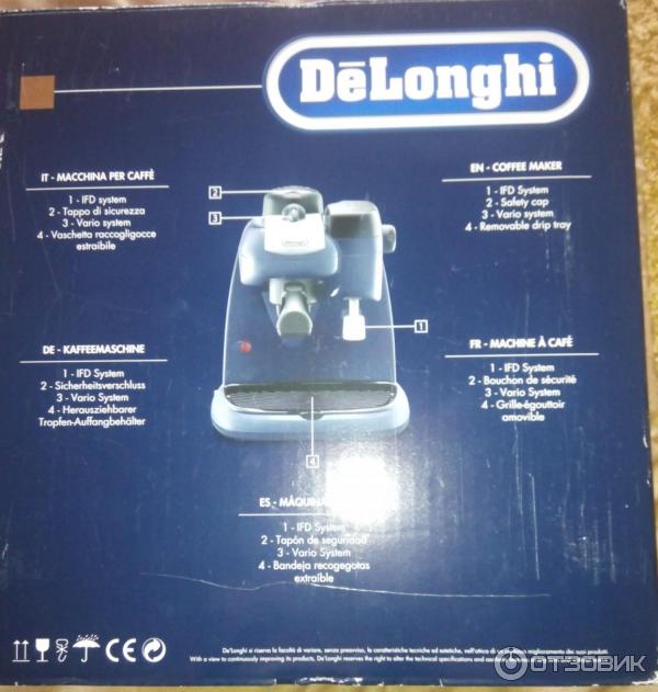 Бойлерная кофеварка DeLonghi EC 9 фото