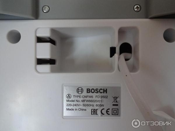 Провод у мясорубки Bosch MFW 66020