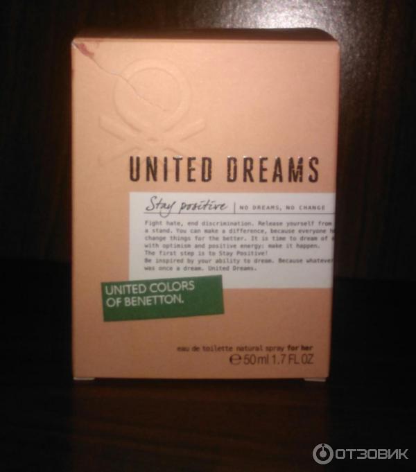 Туалетная вода United dreams Stay positive фото