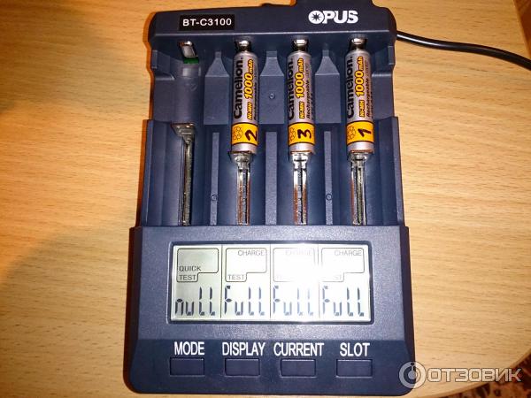 Универсальное интеллектуальное зарядное устройство OPUS BT-C3100 v 2.2 фото