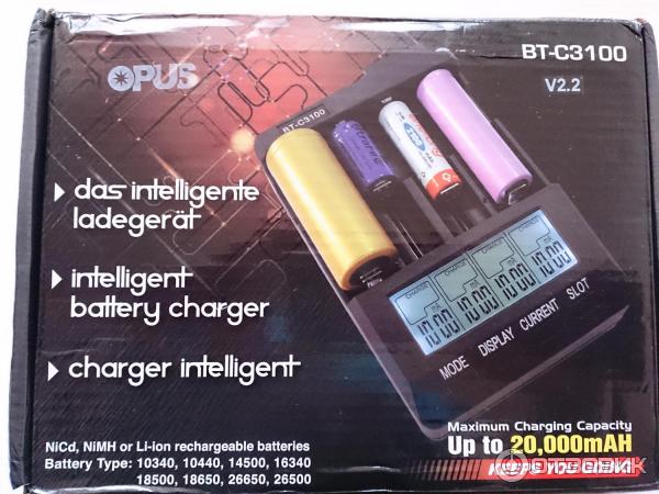 Универсальное интеллектуальное зарядное устройство OPUS BT-C3100 v 2.2 фото