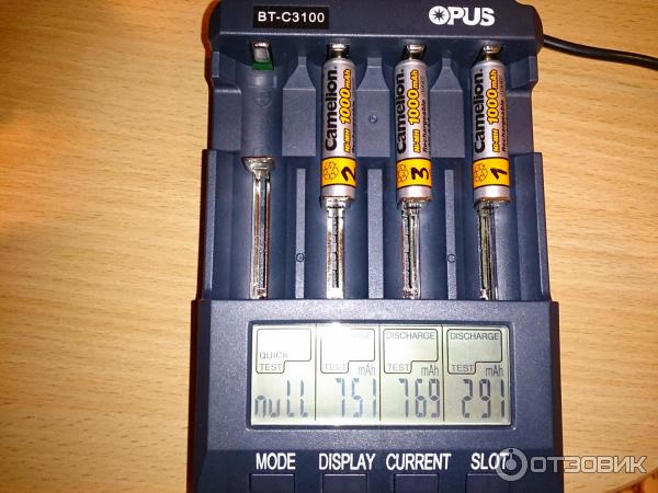 Универсальное интеллектуальное зарядное устройство OPUS BT-C3100 v 2.2 фото