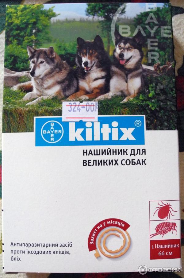 Ошейник против блох и клещей Bayer Kiltix фото