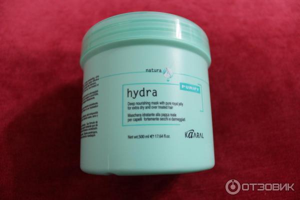 Интенсивная увлажняющая питательная маска для волос Kaaral Purify Hydra Deep Nourish Mask фото