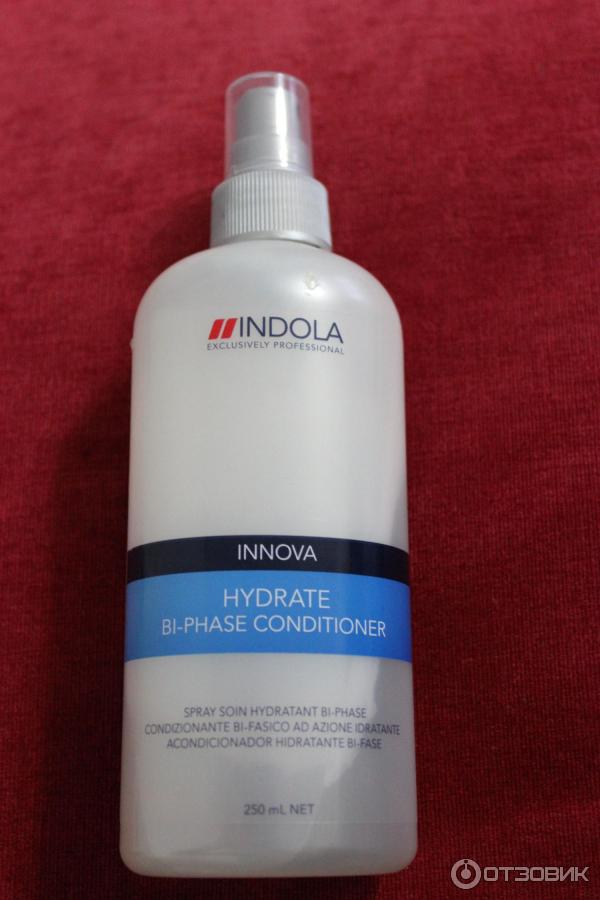 Кондиционер-спрей увлажняющий двухфазный Indola Innova Hydrate для сухих волос фото