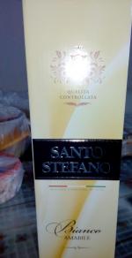 Винный напиток газированный белый полусладкий Santo Stefano "Bianco Amabile" фото