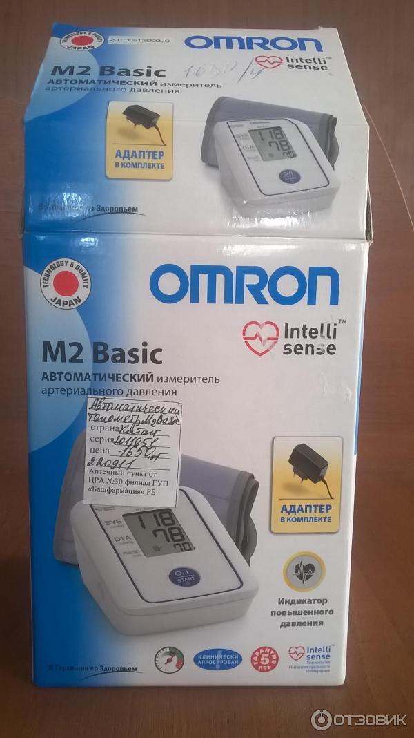 Измеритель артериального давления Omron M2 Basic фото