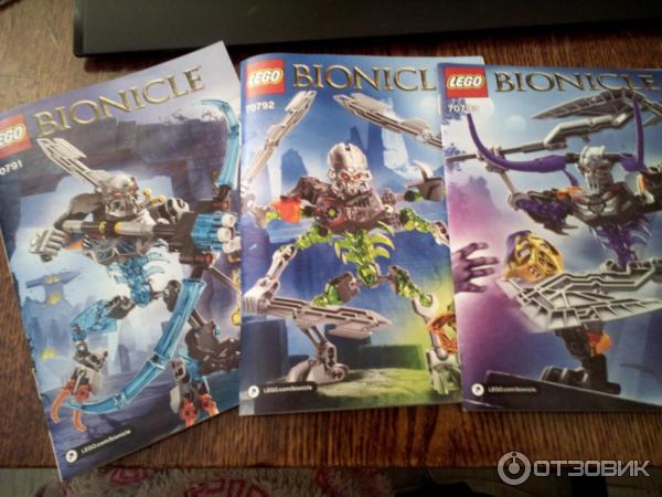 Комбо-модель Lego Bionicle Леденящий Череп (70791) + Череп-Рассекатель (70792) + Череп-Крушитель (70793) фото