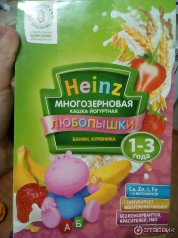 Каша Heinz многозерновая йогуртная Любопышки фото