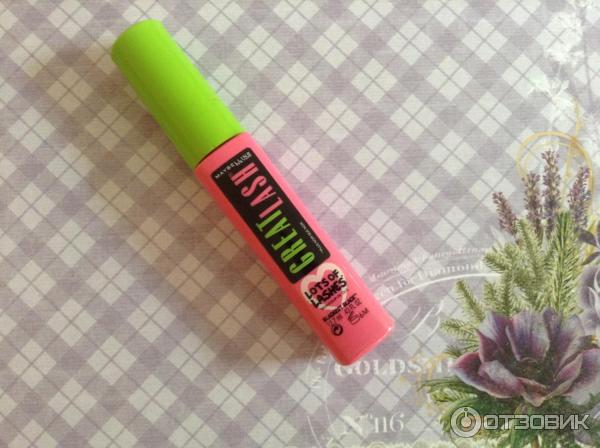 Тушь для ресниц Maybelline New York Great Lash Blackest Black Mascara фото