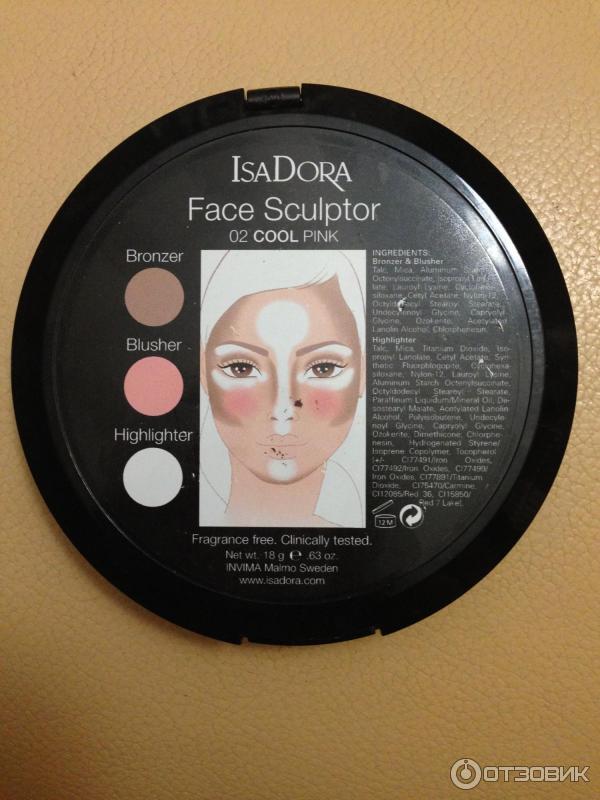 Как выглядит скульптор для лица Отзыв о Скульптор для лица IsaDora Face Sculptor Скульптор Почувствуй себя визаж