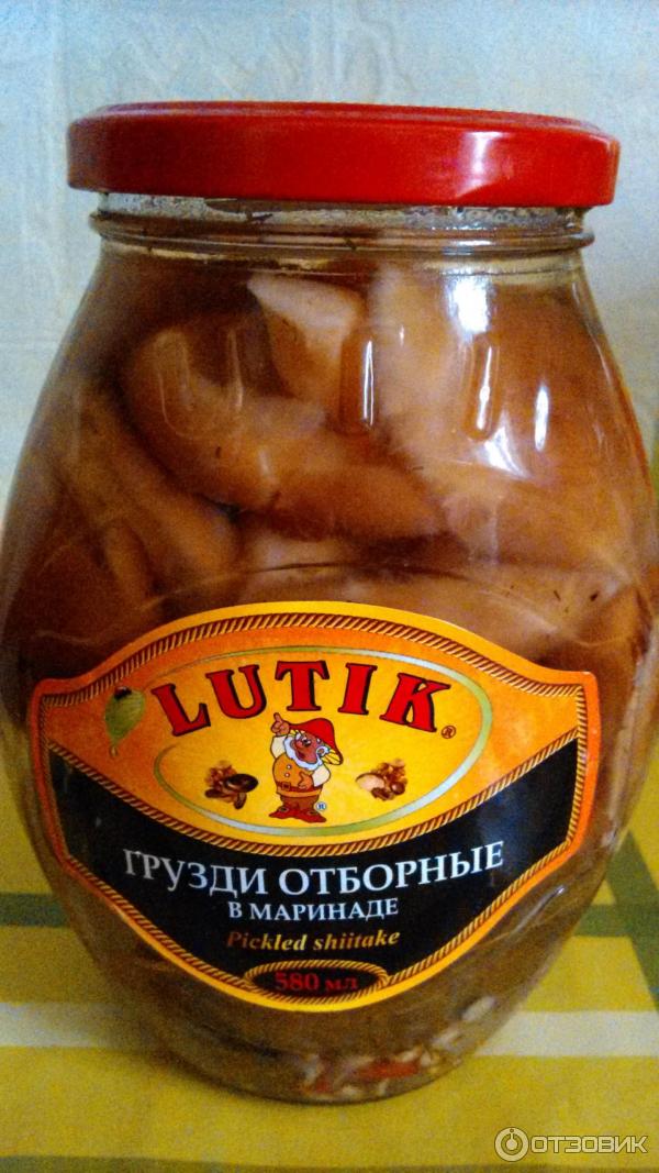 Грибы маринованные Lutik Грузди отборные фото