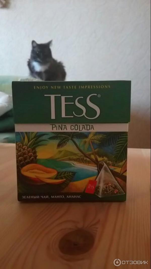 Чай Tess зеленый Pina Colada фото