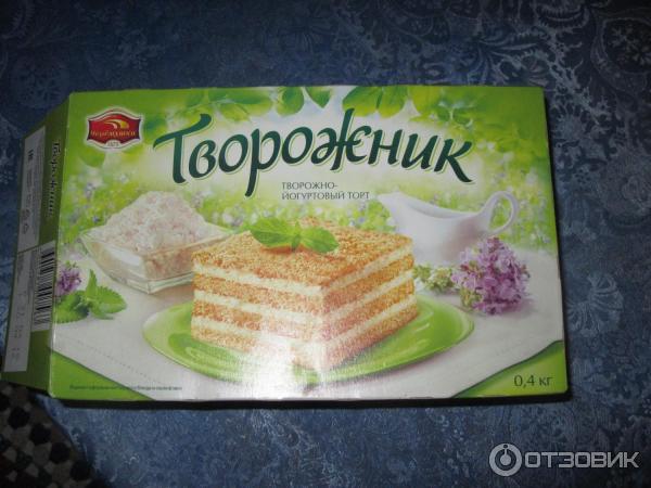 Творожно-йогуртовый торт Творожник Черемушки фото