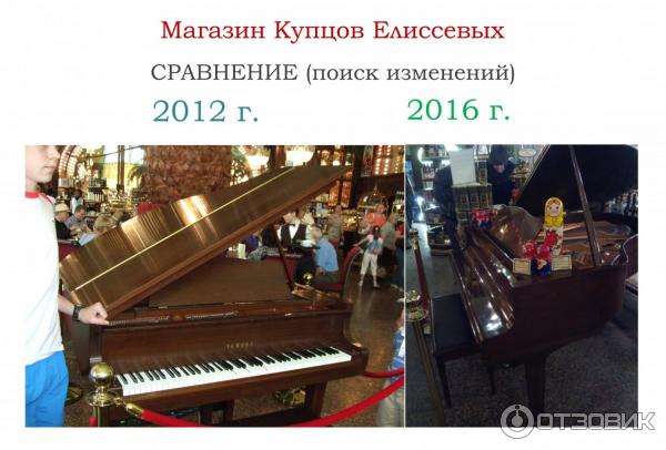 Магазин Купцов Елисеевых (Россия, Санкт-Петербург) - 2012 и 2016 гг. сравнение