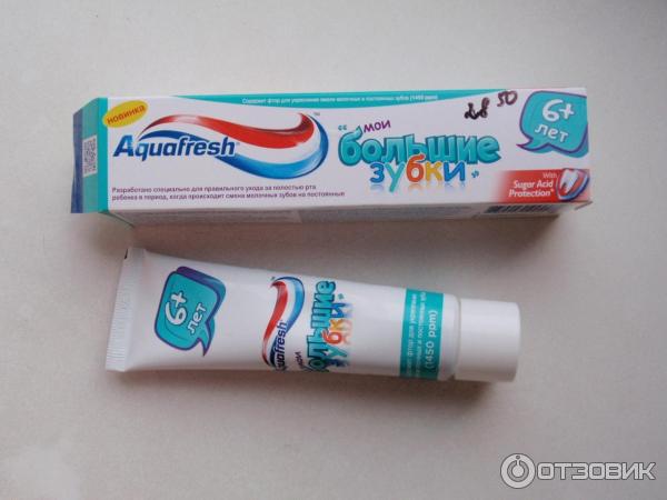 Зубная паста Aquafresh Мои большие зубки фото