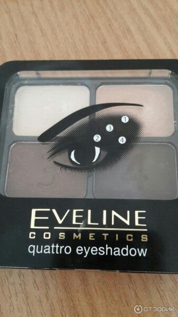 Тени для век Eveline Cosmetics Quattro Eye Shadow фото