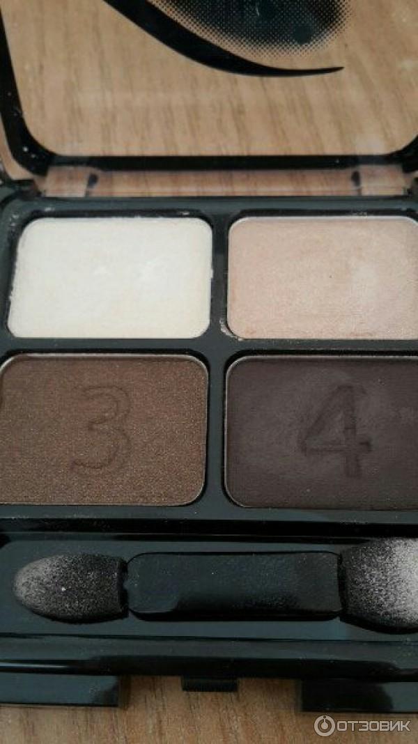 Тени для век Eveline Cosmetics Quattro Eye Shadow фото