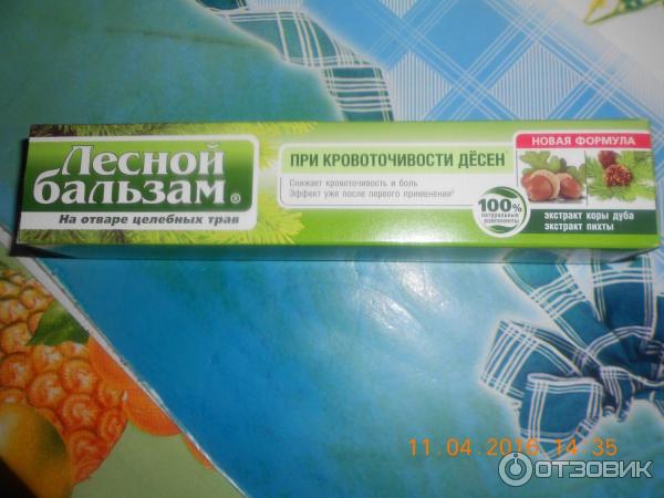Лечебно-профилактическая зубная паста Лесной бальзам Профессиональная защита десен фото