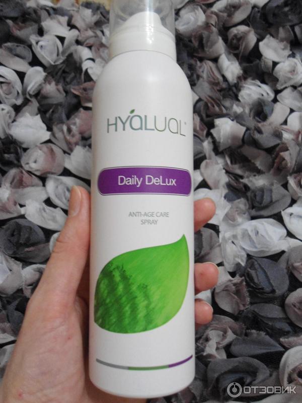 Спрей для лица Hyalual Daily Delux anti-age фото