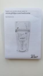 Стерильные пакеты для хранения грудного молока Philips Avent фото
