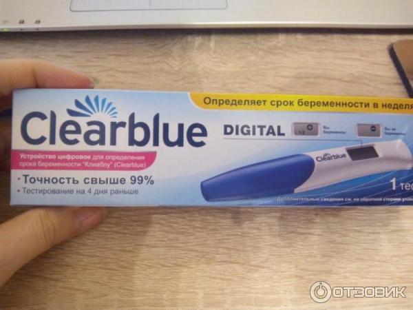 Тест для определения беременности Clearblue Цифровой фото