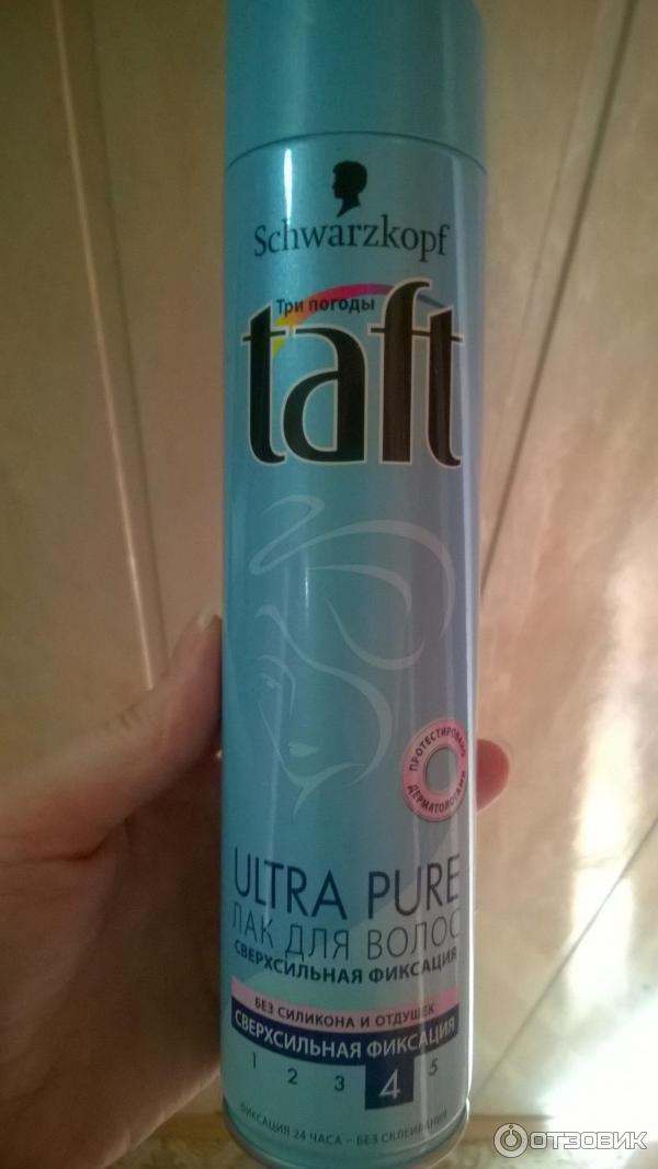 Лак для волос Taft Ultra Pure фото