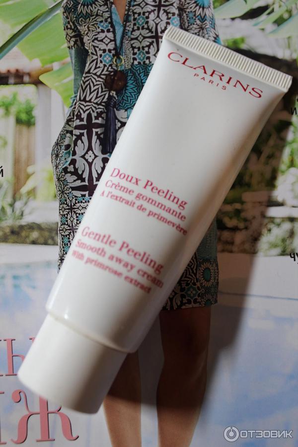 Сам тюбик Clarins Doux Peeling