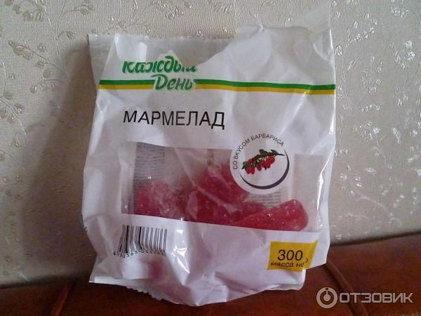 Мармелад Каждый день со вкусом барбариса фото