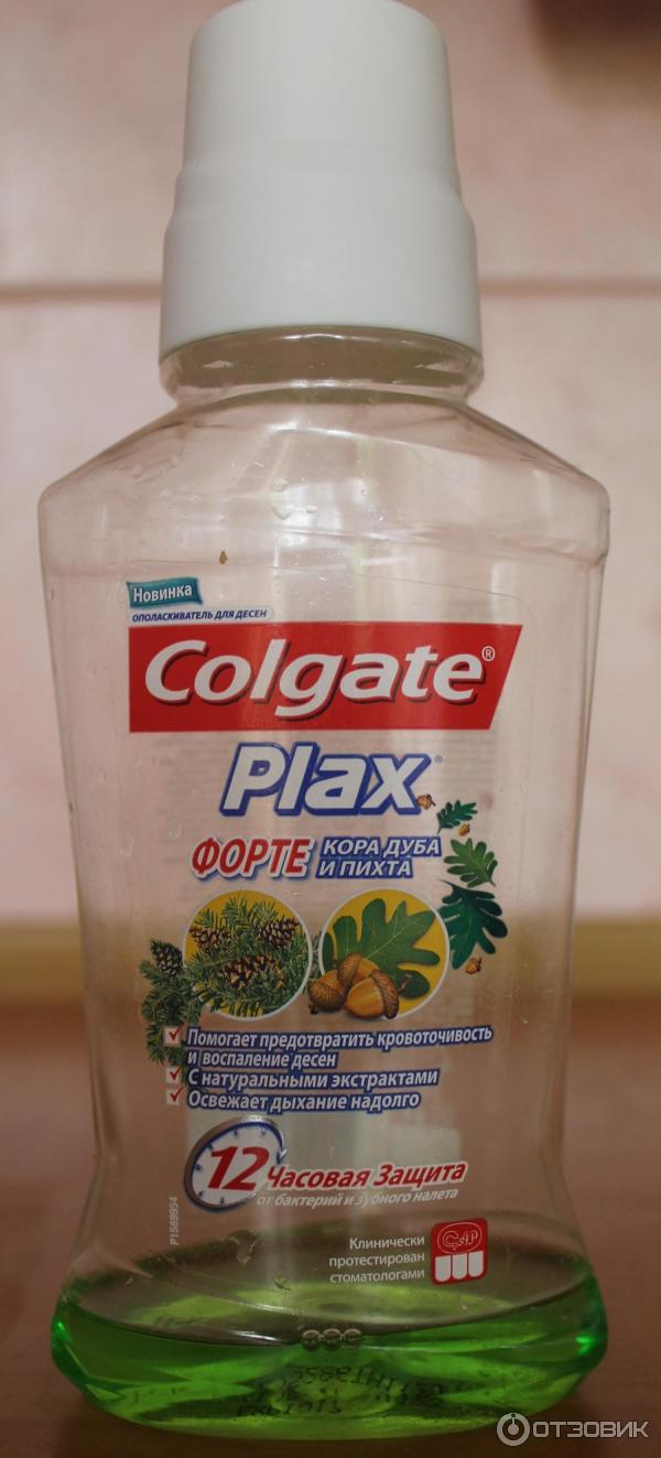 Ополаскиватель для десен Colgate Plax форте Кора дуба и пихта фото