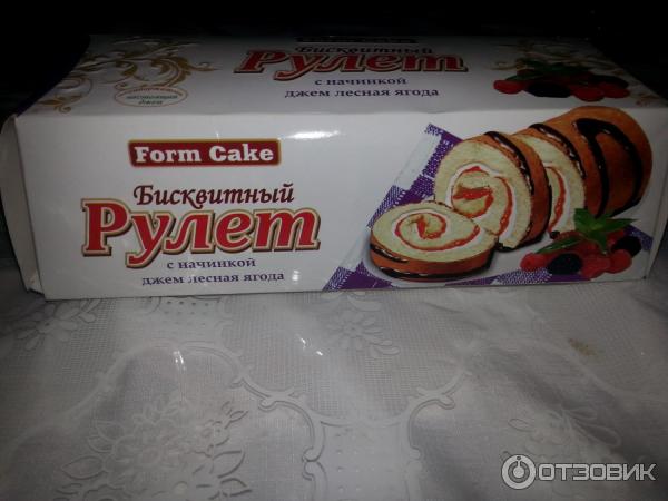 Бисквитный рулет Form cake фото