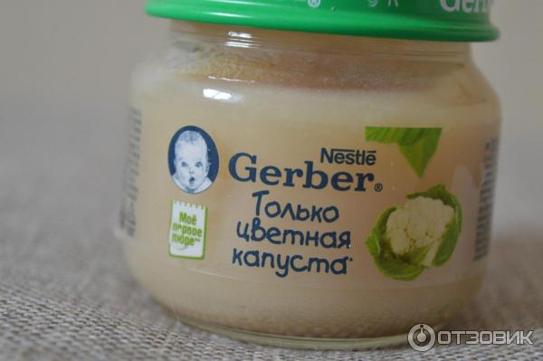 Пюре Gerber Цветная капуста фото