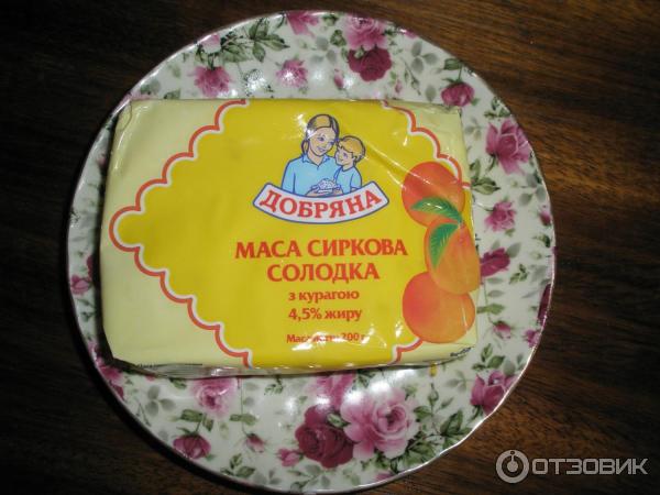 Масса творожная сладкая 4,5% Добряна фото